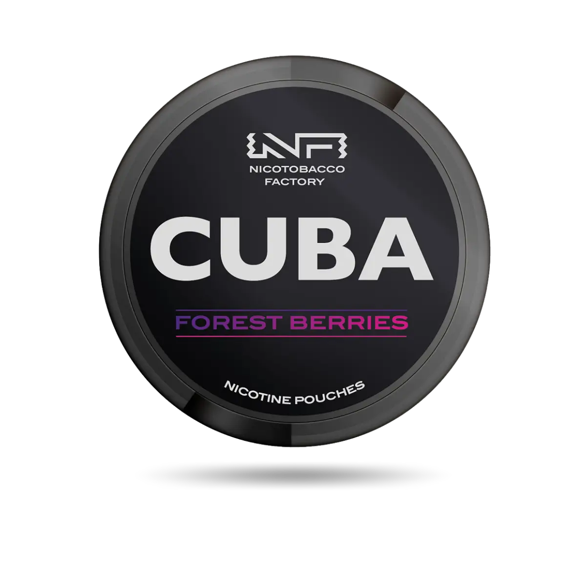 Cuba Black Forest Berries Snus Dose mit 20 Portionen und 66 mg/g Nikotin