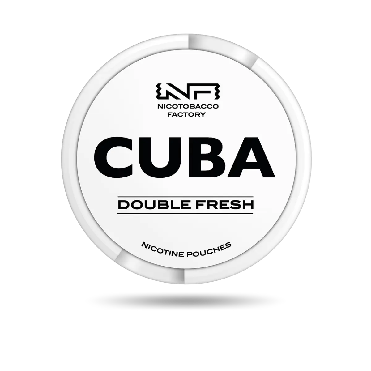 Cuba White Double Fresh Snus Dose mit 20 Portionen und 16 mg/g Nikotin