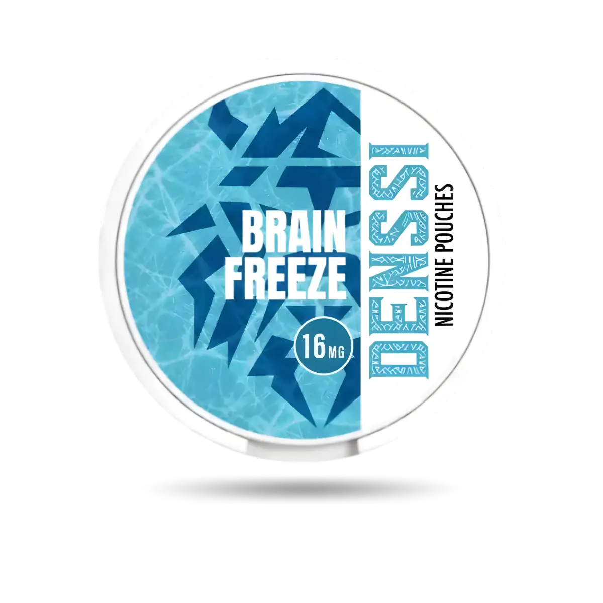 Denssi Brain Freeze Snus Dose mit 20 Portionen und 16 mg/g Nikotin