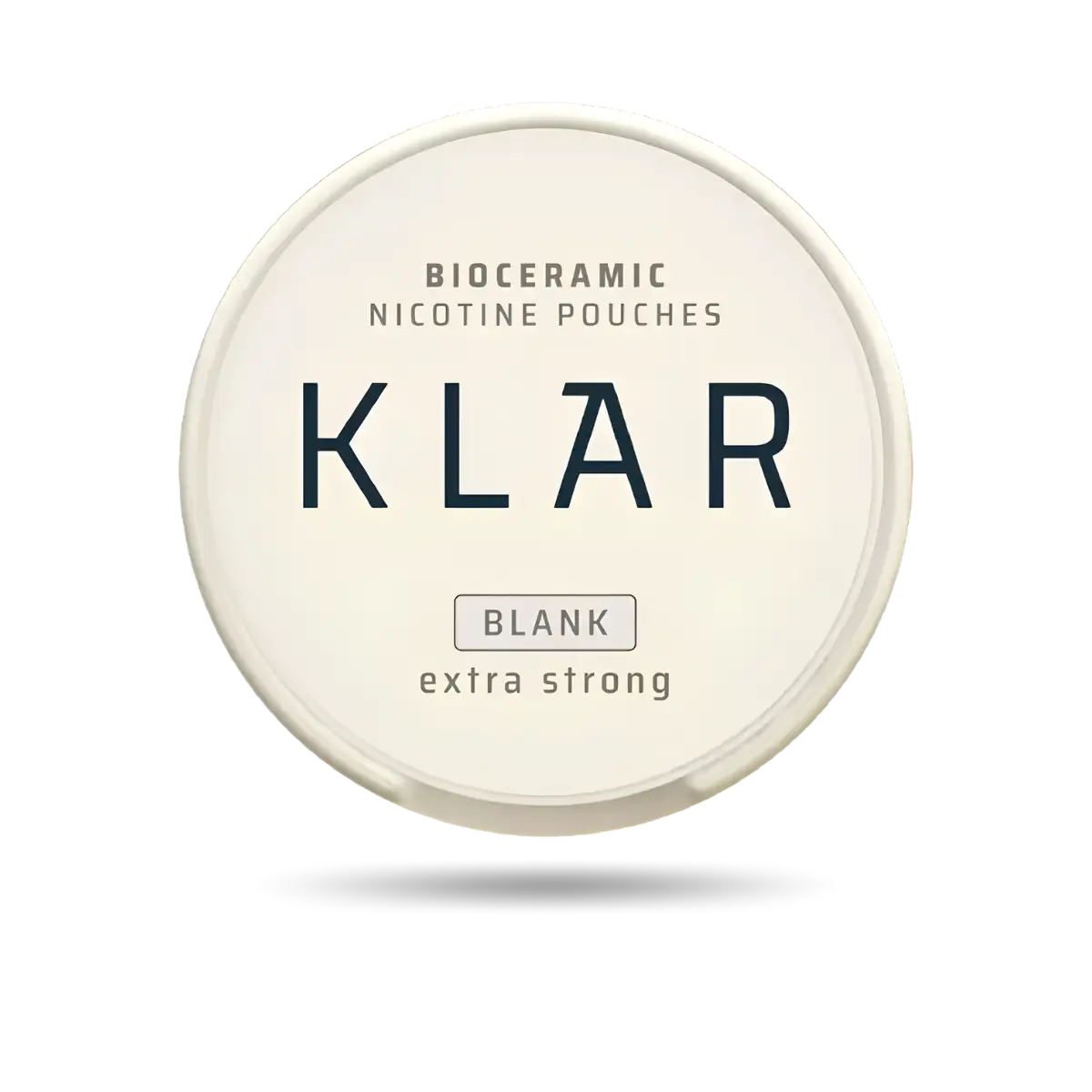 Klar Blank Extra Strong Snus Dose mit 20 Portionen und 20 mg/g Nikotin