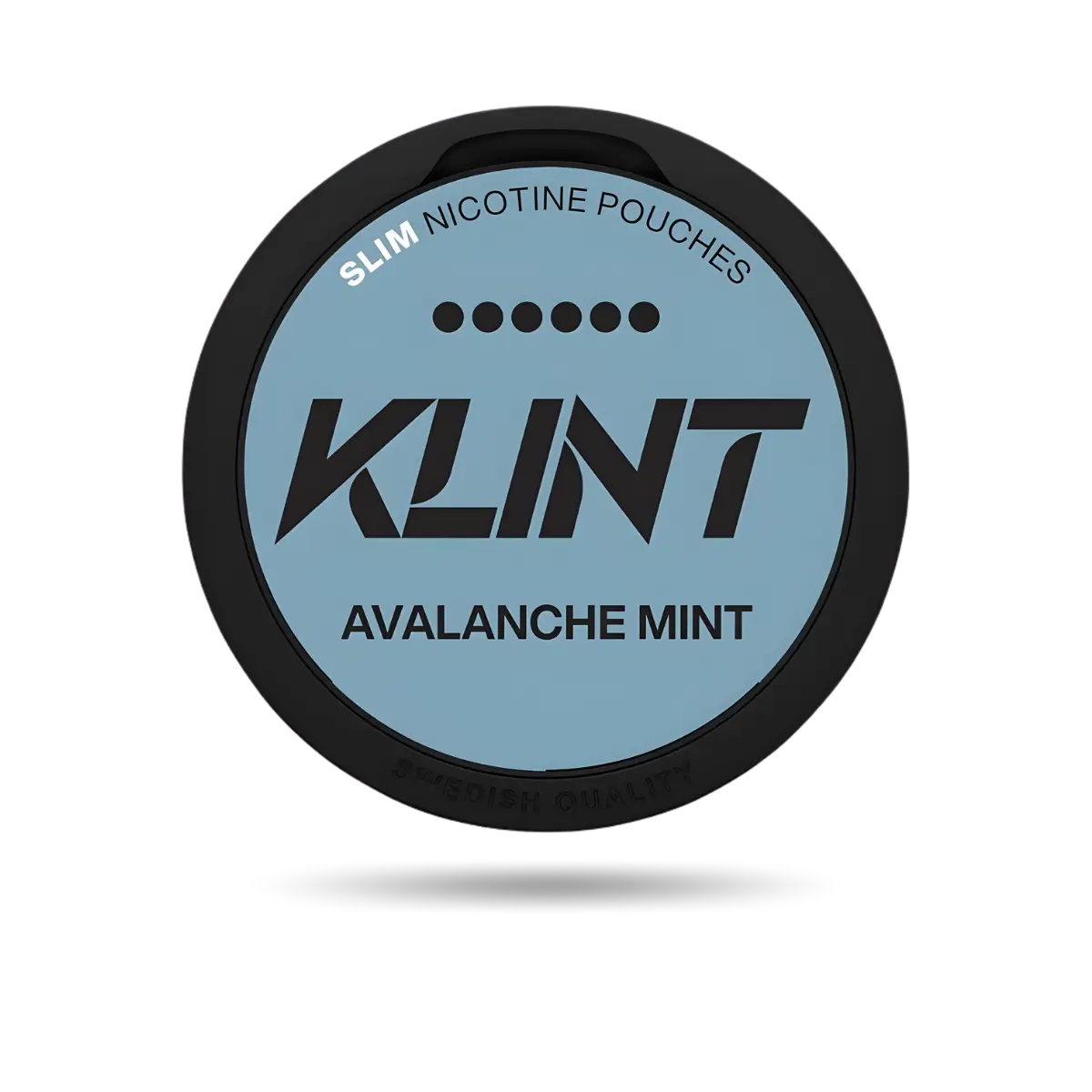 Klint Avalanche Mint Snus Dose mit 20 Portionen und 25 mg/g Nikotin