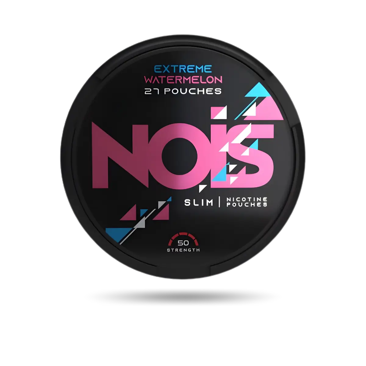 Nois Extreme Watermelon Snus Dose mit 27 Portionen und 50 mg/g Nikotin
