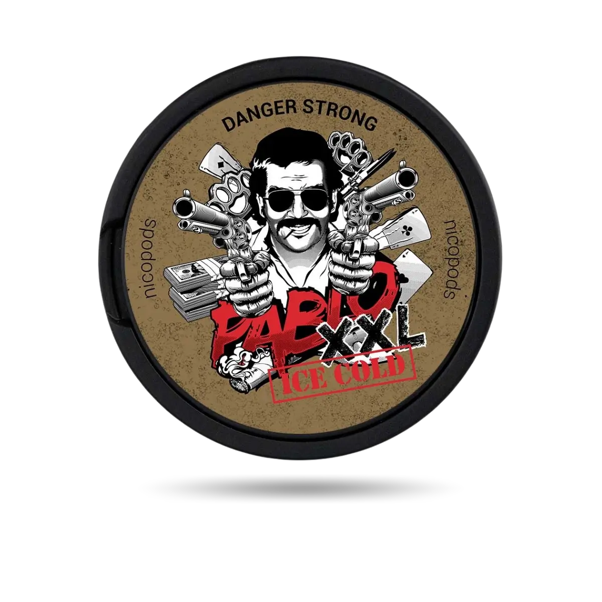 Pablo Ice Cold XXL Snus Dose mit 30 Portionen und 30 mg/g Nikotin