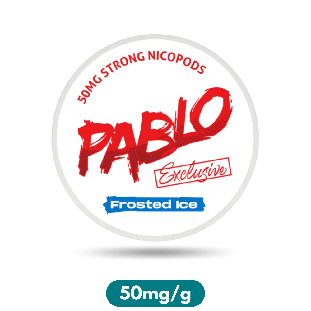 Pablo Exlusive Frosted Ice Slim Nicotine Pouches Snus 50mg/g