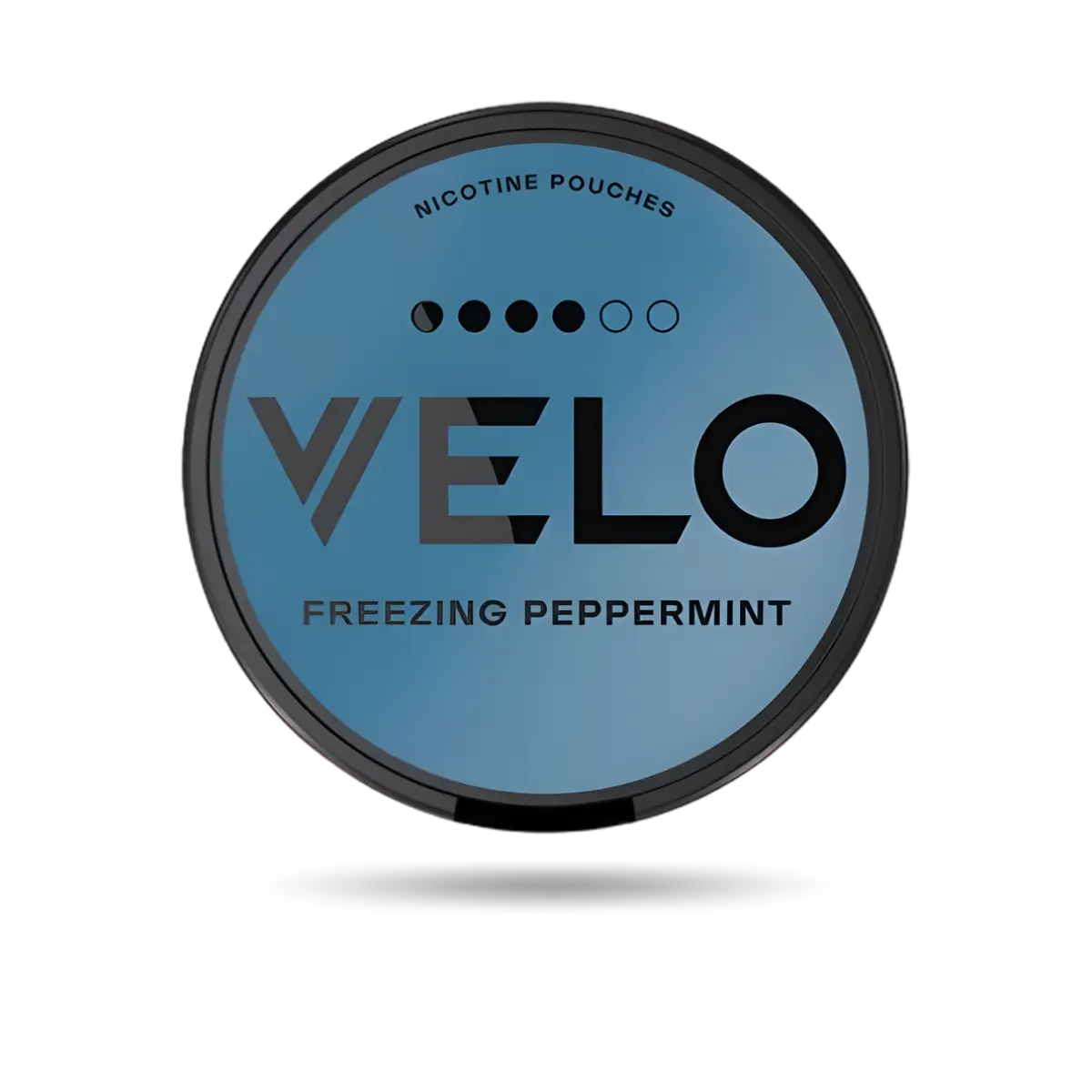 Velo Freezing Peppermint Snus Dose mit 20 Portionen und 16 mg/g Nikotin
