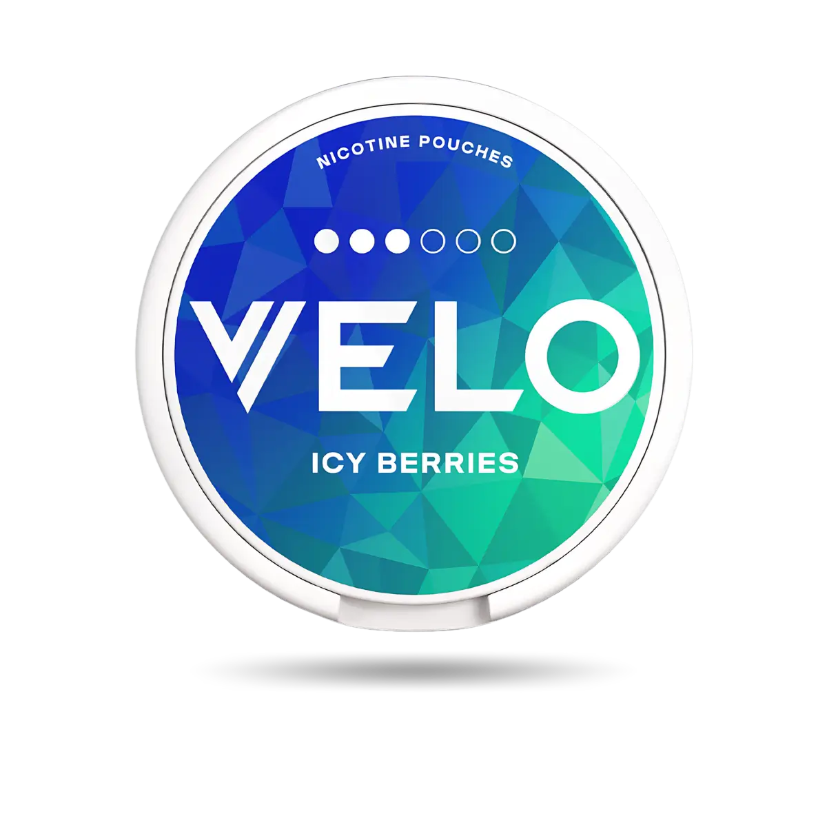 Velo Icy Berries Snus Dose mit 20 Portionen und 14 mg/g Nikotin