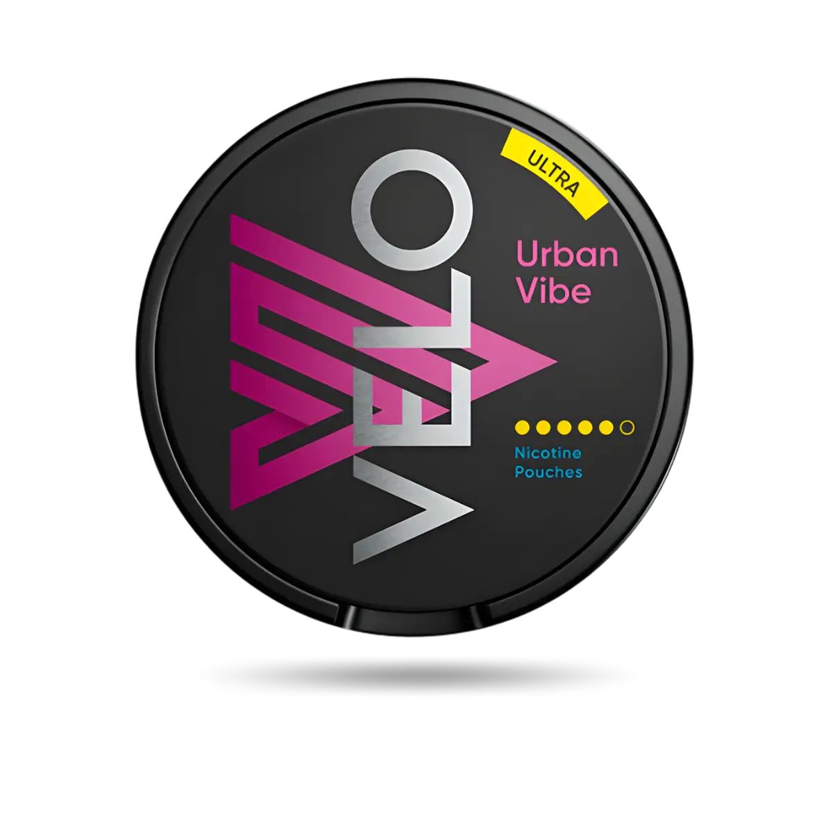 Velo Urban Vibe Snus Dose mit 20 Portionen und 18 mg/g Nikotin