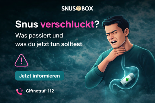 Snus verschluckt – Was passiert und was du jetzt tun solltest