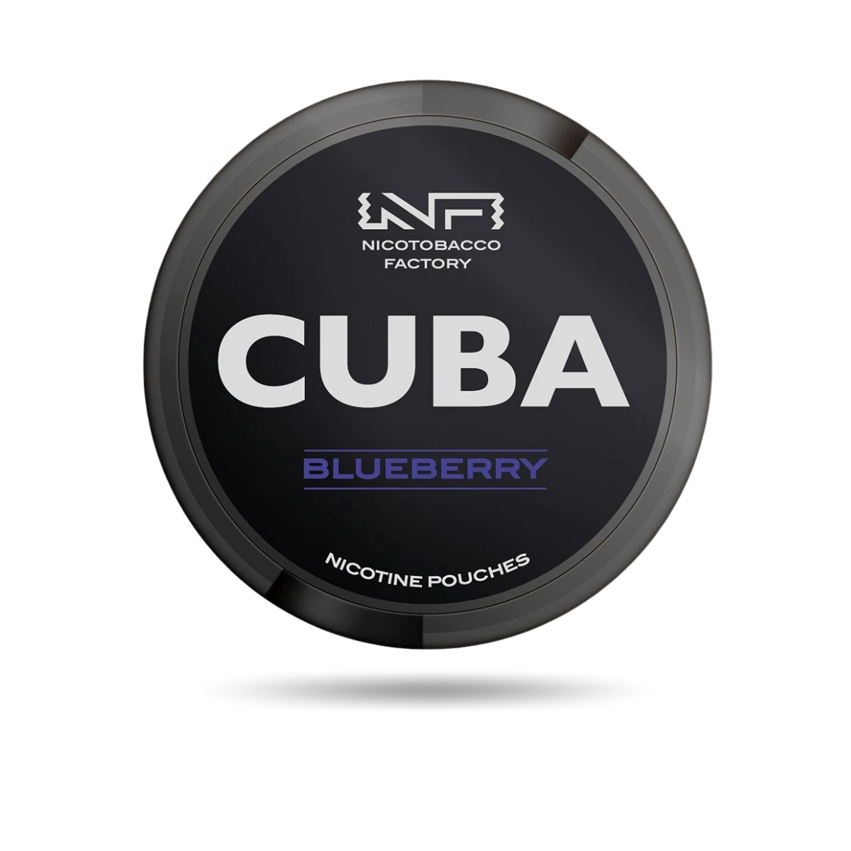 Cuba Black Blueberry Snus Dose mit 20 Portionen und 66 mg/g Nikotin