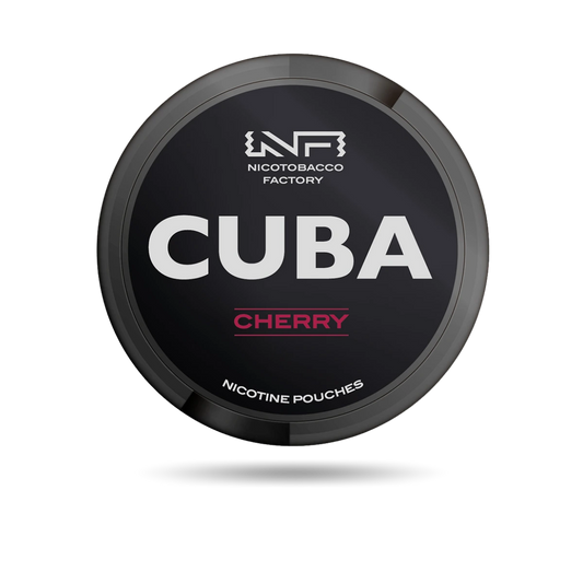 Cuba Black Cherry Snus Dose mit 20 Portionen und 66 mg/g Nikotin