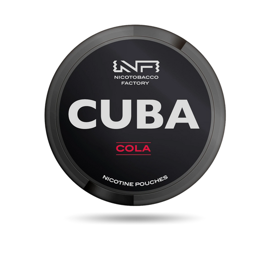 Cuba Black Cola Snus Dose mit 20 Portionen und 66 mg/g Nikotin