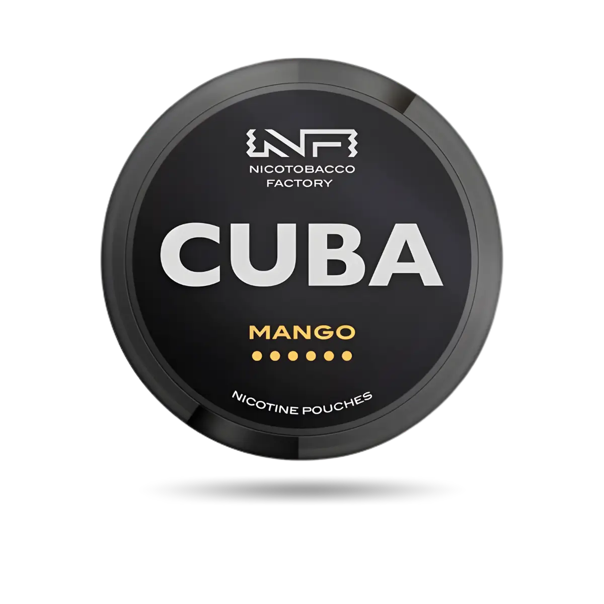 Cuba Black Mango Snus Dose mit 20 Portionen und 66 mg/g Nikotin