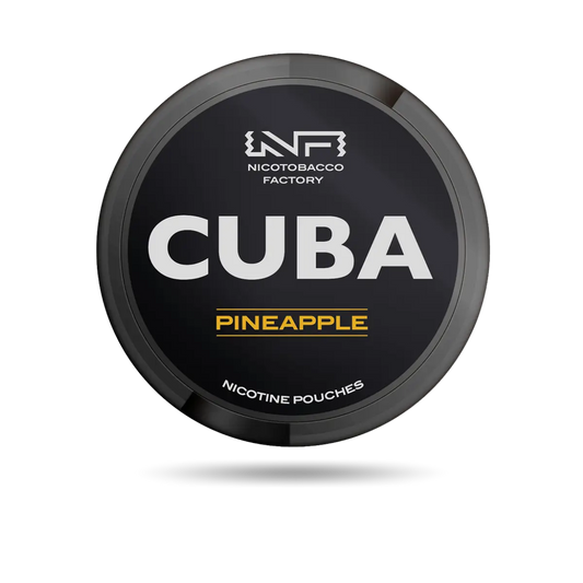 Cuba Black Pineapple Snus Dose mit 20 Portionen und 66 mg/g Nikotin