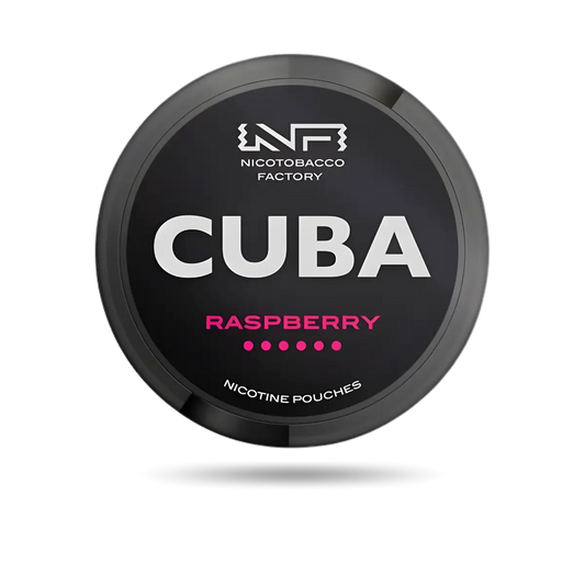 Cuba Black Raspberry Snus Dose mit 20 Portionen und 66 mg/g Nikotin