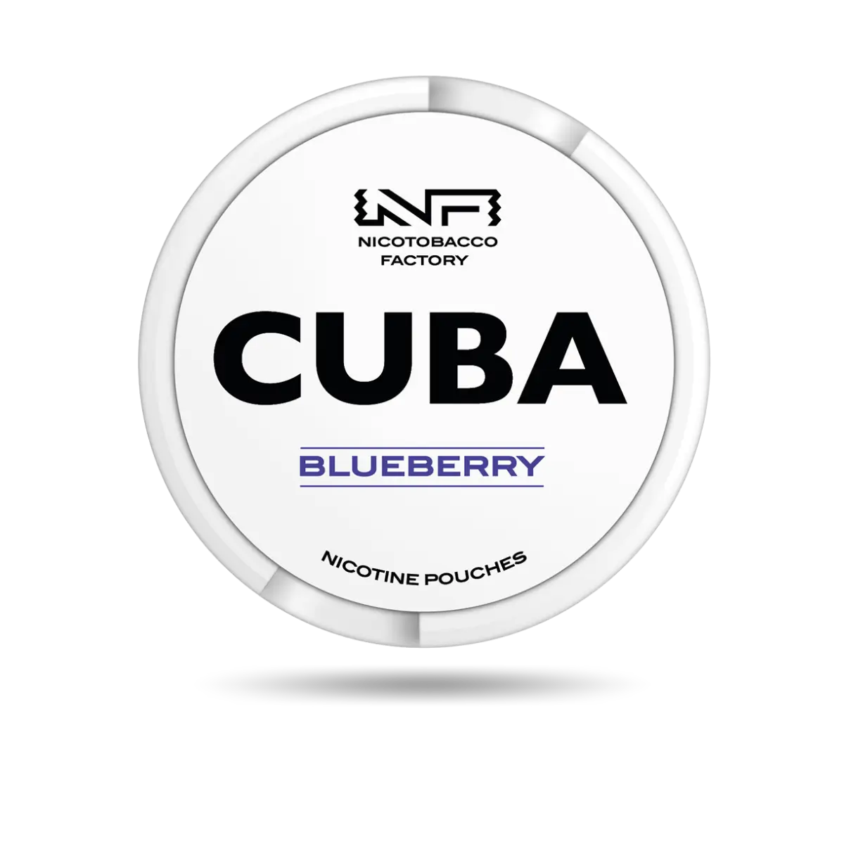 Cuba White Blueberry Snus Dose mit 20 Portionen und 16 mg/g Nikotin