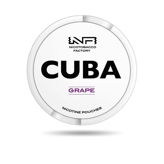 Cuba White Grape Snus Dose mit 20 Portionen und 16 mg/g Nikotin