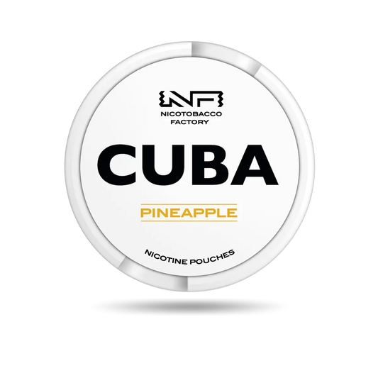 Cuba White Pineapple Snus Dose mit 20 Portionen und 16 mg/g Nikotin