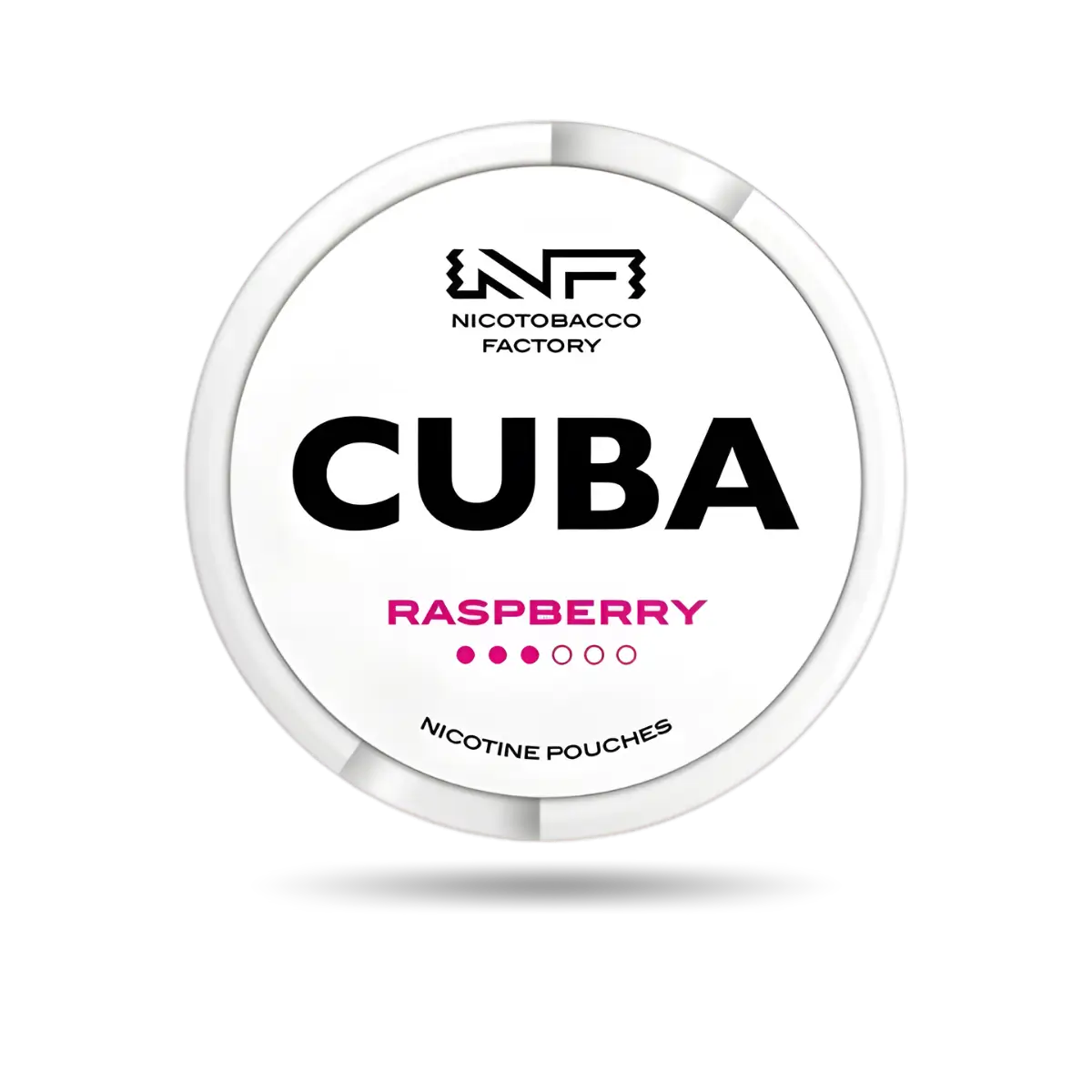 Cuba White Raspberry Snus Dose mit 20 Portionen und 16 mg/g Nikotin