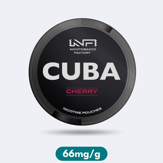 Cuba Black Cherry Slim Nicotine Pouches Snus 66mg/g