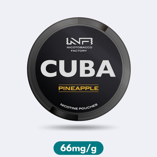Cuba Black Pineapple Slim Nicotine Pouches Snus 66mg/g