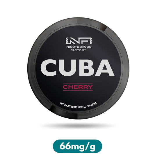 Cuba Black Cherry Slim Nicotine Pouches Snus 66mg/g