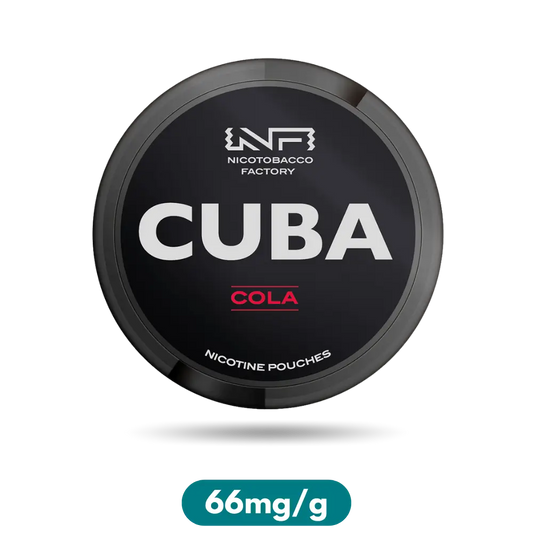 Cuba Black Cola Slim Nicotine Pouches Snus 66mg/g