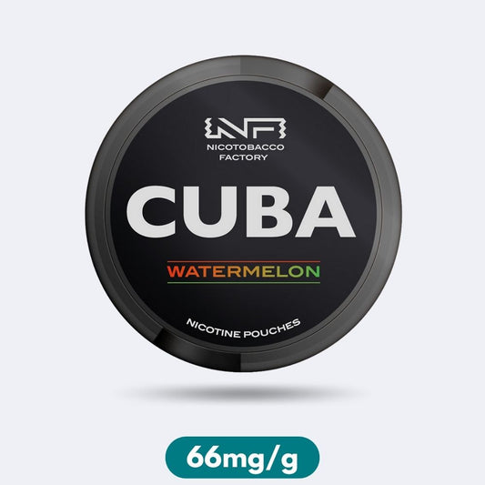 Cuba Black Watermelon Slim Nicotine Pouches Snus 66mg/g