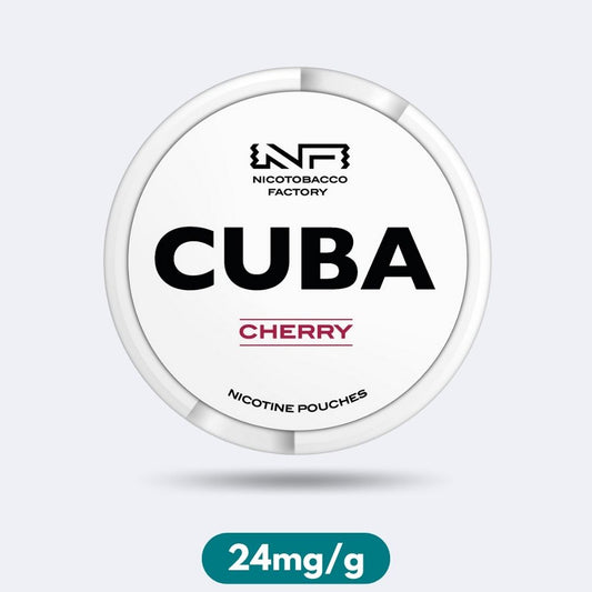 Cuba White Cherry Slim Nicotine Pouches Snus 24mg/g
