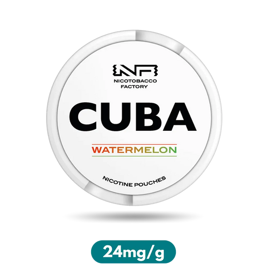 Cuba White Watermelon Slim Nicotine Pouches Snus 24mg/g