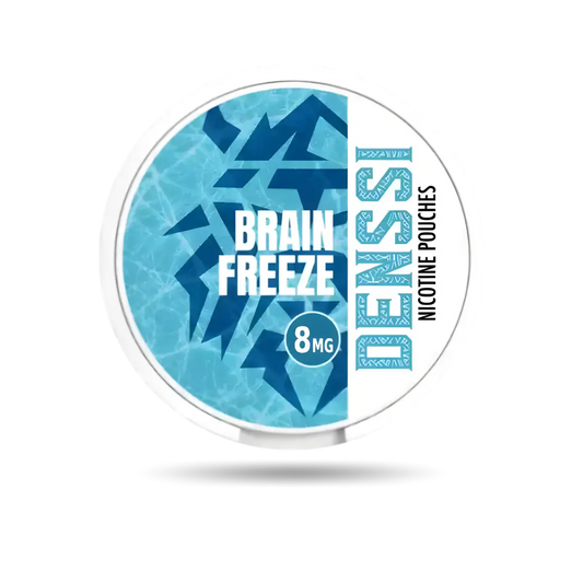 Denssi Brain Freeze Snus Dose mit 20 Portionen und 8 mg/g Nikotin