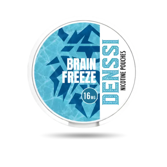 Denssi Brain Freeze Snus Dose mit 20 Portionen und 16 mg/g Nikotin