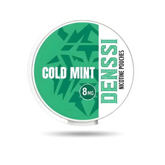 Denssi Cold Mint Snus Dose mit 20 Portionen und 8 mg/g Nikotin