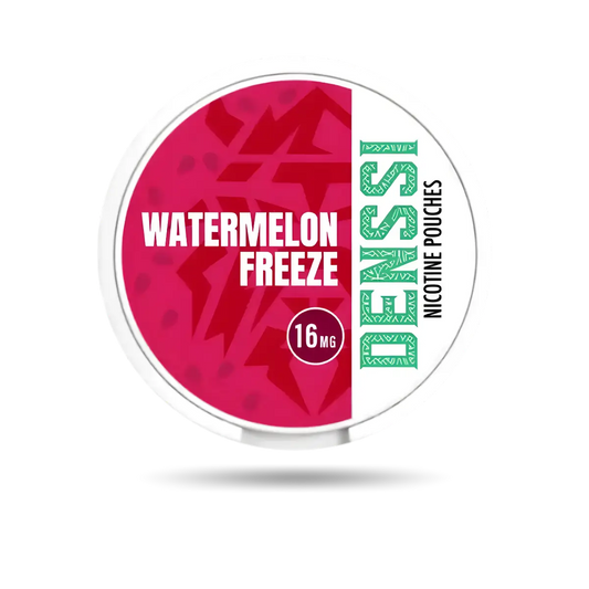 Denssi Watermelon Freeze Snus Dose mit 20 Portionen und 16 mg/g Nikotin