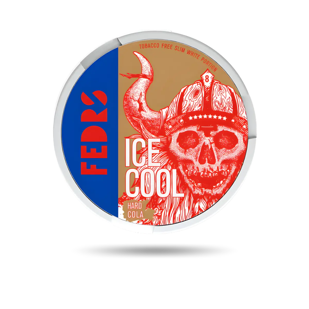 Fedrs Hard Cola Snus Dose mit 20 Portionen und 65 mg/g Nikotin