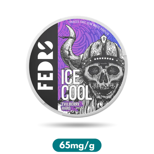 Fedrs Evilberry Hard Slim Nicotine Pouches Snus 65mg/g