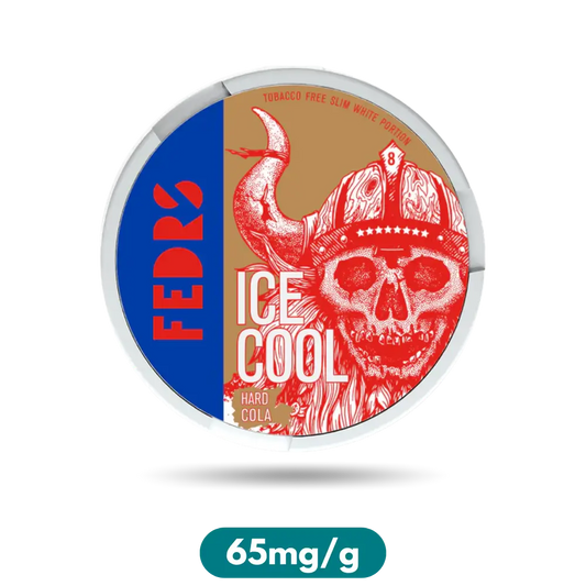 Fedrs Ice Cool Hard Cola Slim Nicotine Pouches Snus 65mg/g