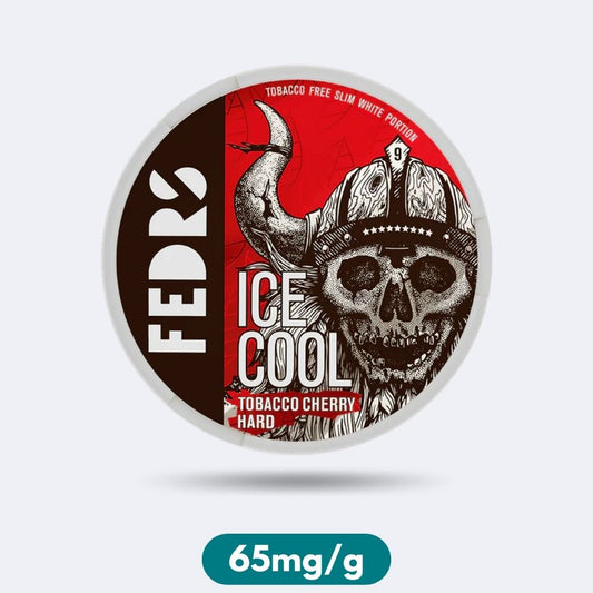 Fedrs Ice Cool Tabacco Cherry Hard Slim Nicotine Pouches Snus 65mg/g