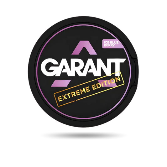 Garant Ice Blueberry Snus Dose mit 27 Portionen und 50 mg/g Nikotin