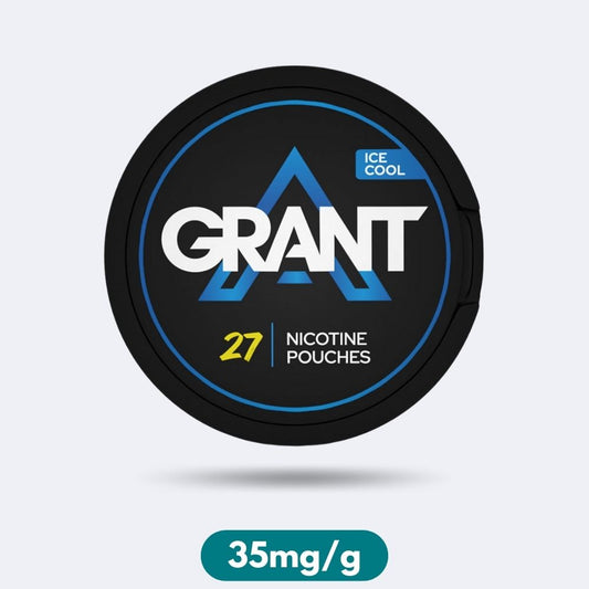 Grant Ice Cool Slim Nicotine Pouches Snus 35mg/g
