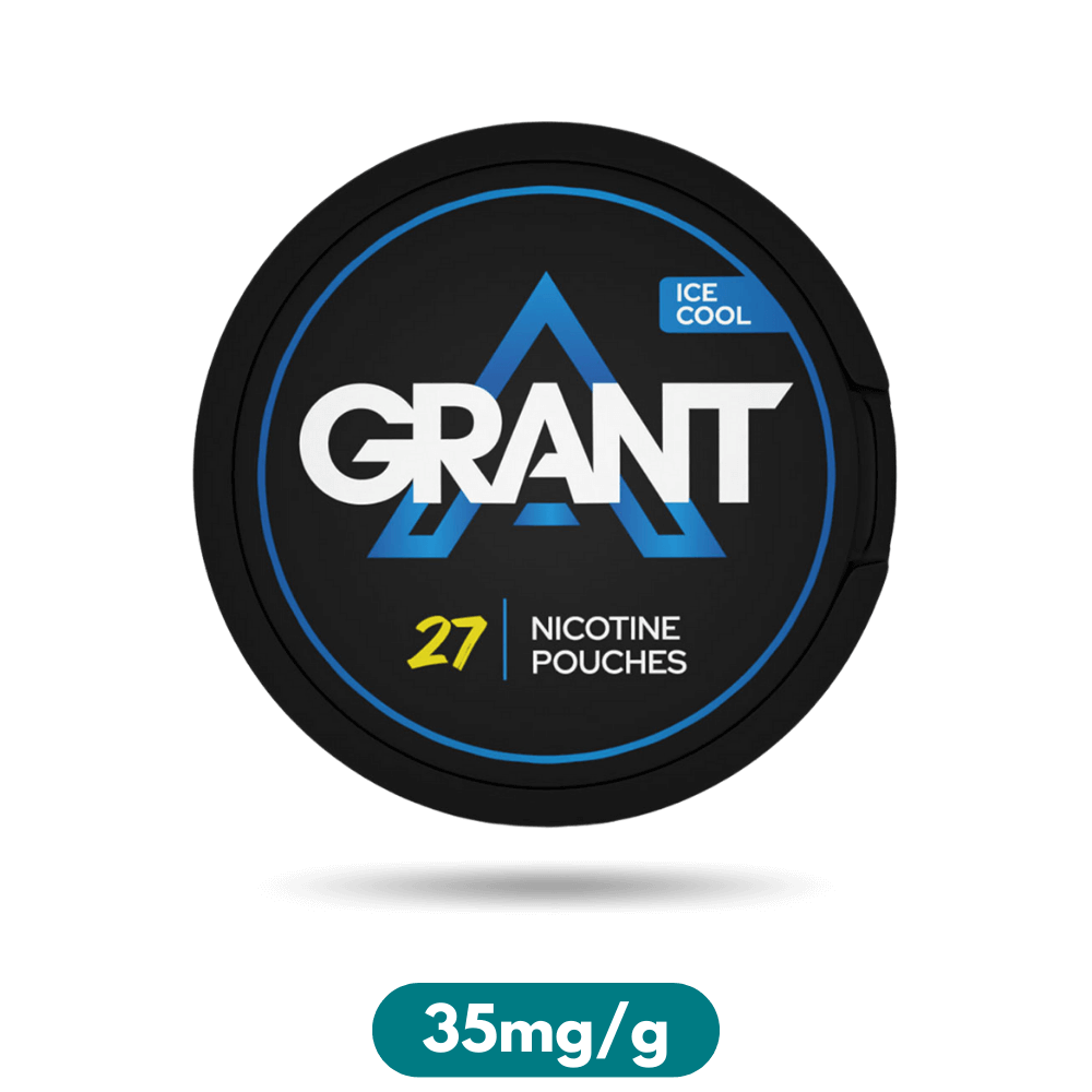 Grant Ice Cool Slim Nicotine Pouches Snus 35mg/g