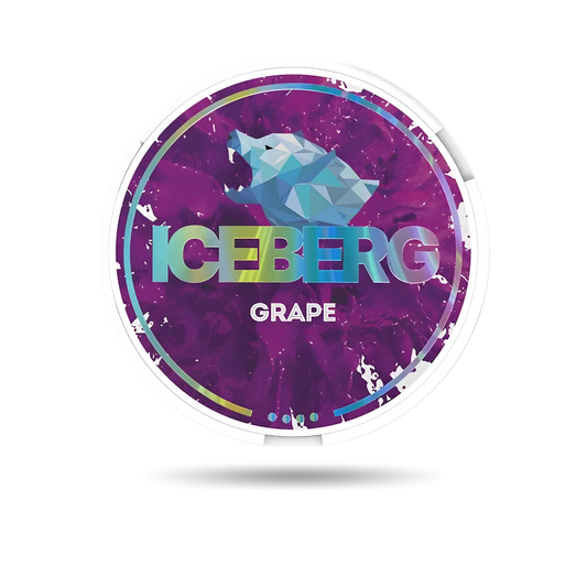 Iceberg Grape Snus Dose mit 20 Portionen und 50 mg/g Nikotin
