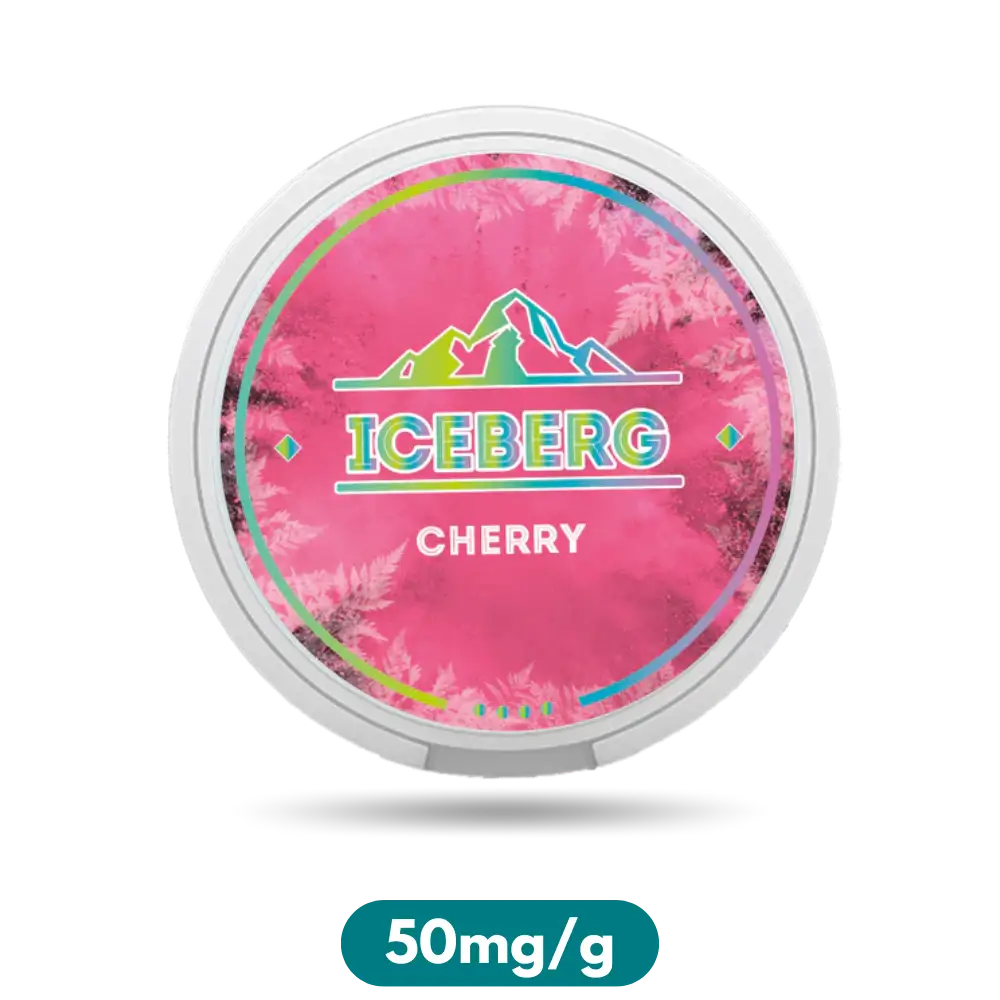 Iceberg Cherry Slim Nicotine Pouches Snus 50mg/g