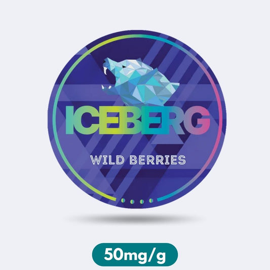 Iceberg Wild Berries Slim Nicotine Pouches Snus 50mg/g