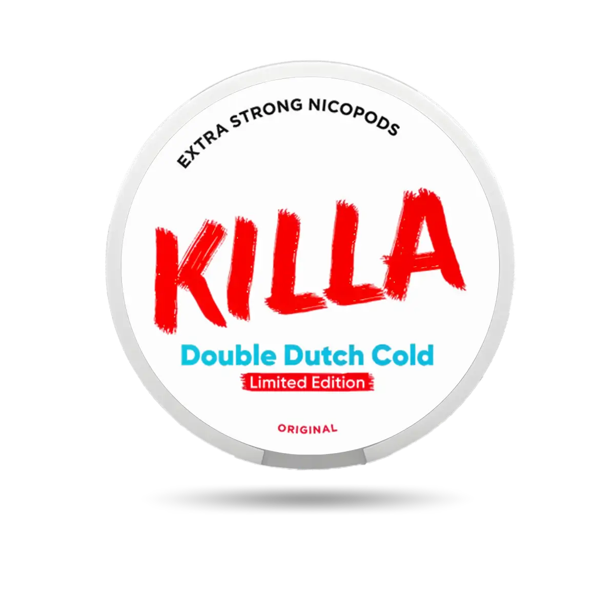 Killa Double Dutch Cold Snus Dose mit 20 Portionen und 16 mg/g Nikotin