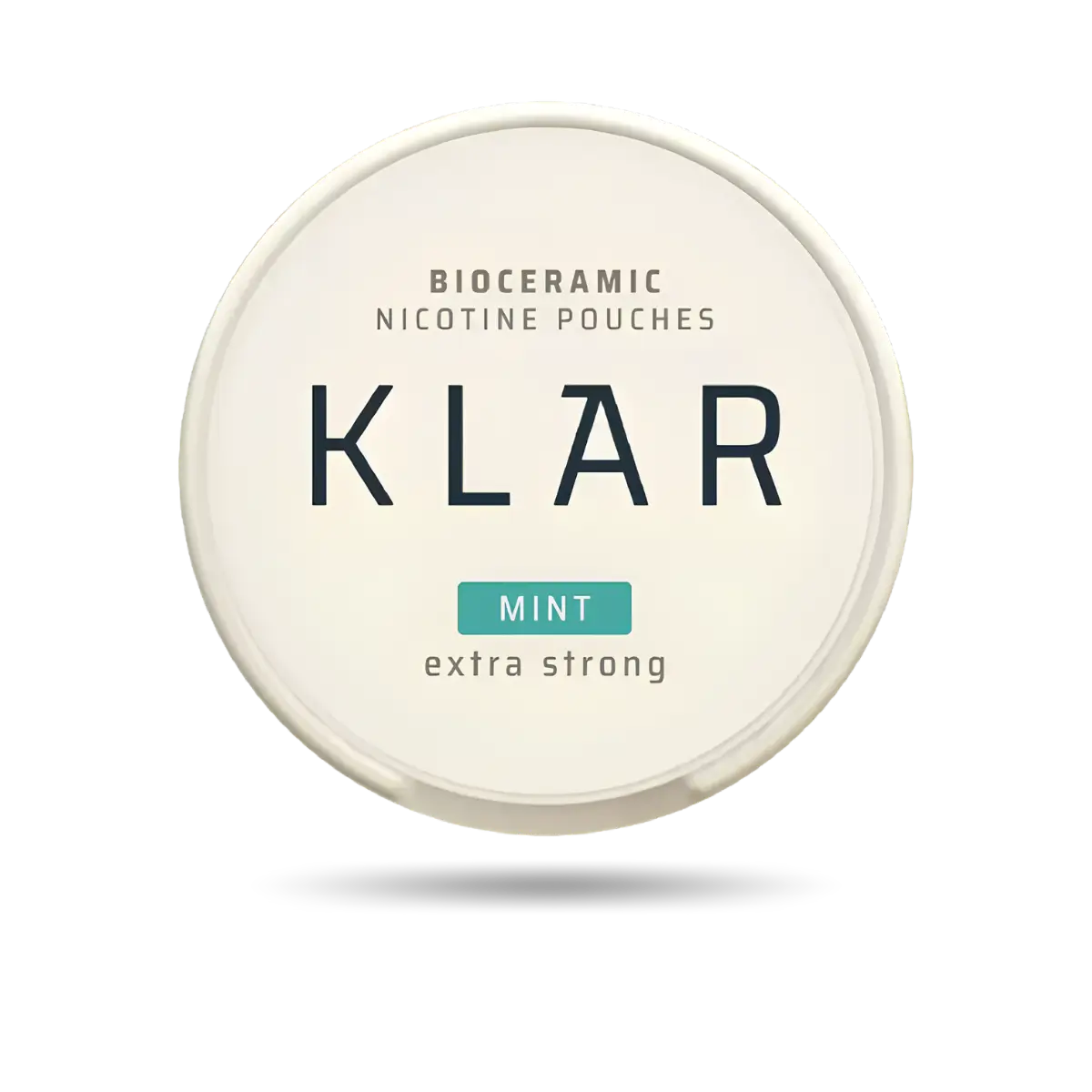 Klar Mint Extra Strong Snus Dose mit 20 Portionen und 20 mg/g Nikotin
