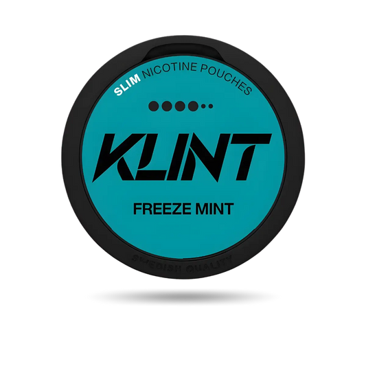 Klint Freeze Mint Snus Dose mit 20 Portionen und 16 mg/g Nikotin