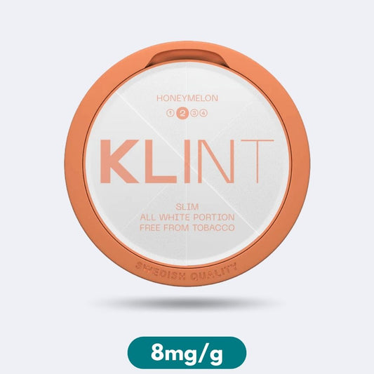 Klint Honey Melon Slim Nicotine Pouches Snus 8mg/g