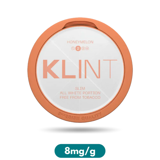 Klint Honey Melon Slim Nicotine Pouches Snus 8mg/g