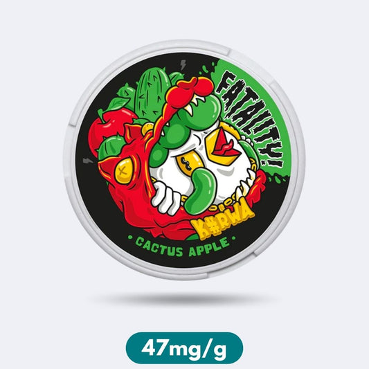 Kurwa Fatality Cactus Apple Slim Nicotine Pouches Snus 47mg/g
