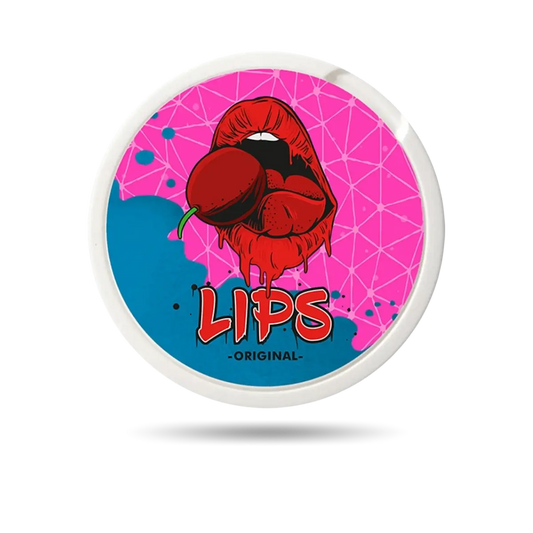Lips Original Cherry Snus Dose mit 20 Portionen und 16 mg/g Nikotin